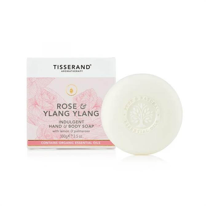 Tisserand Rose & Ylang Ylang Indulgent Hand & Body Soap 100g